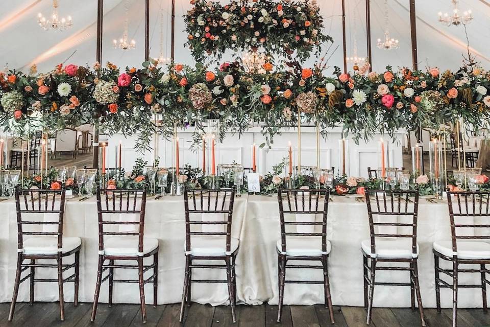 Hanging Floral Installation