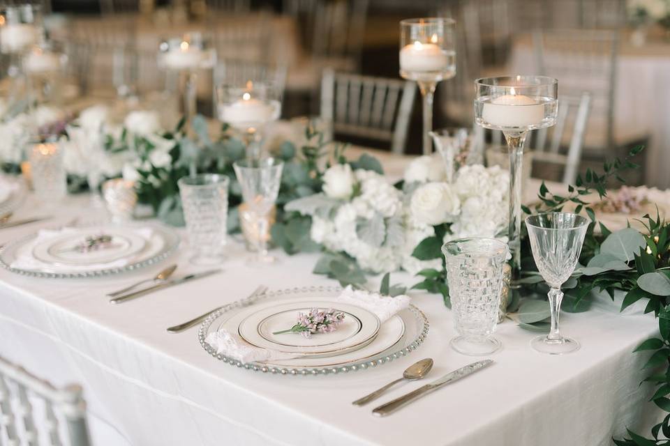 Tablescape floral design