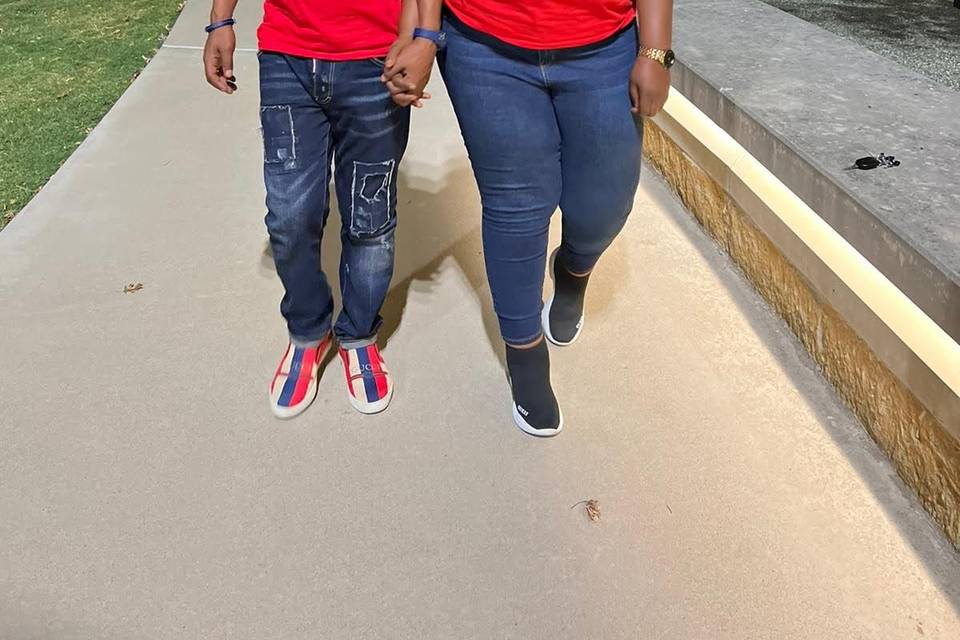 Couple decided simple shoot