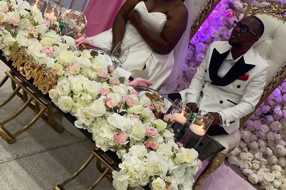 She said I do
