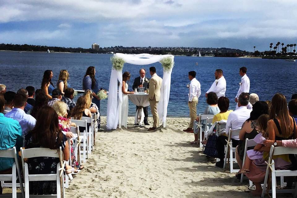 Beach ceremony