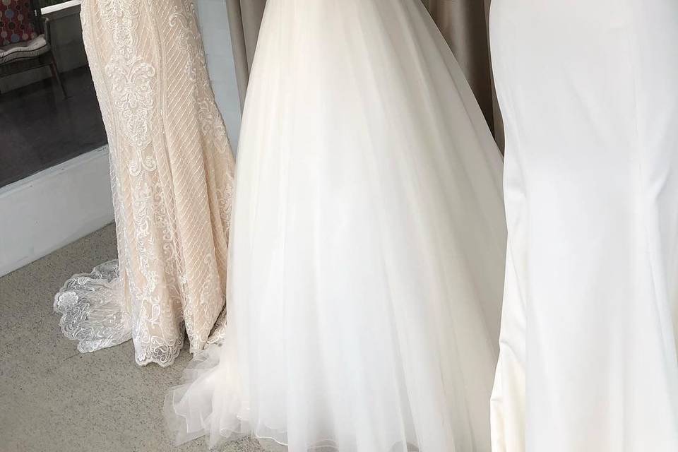 Wedding dress samples