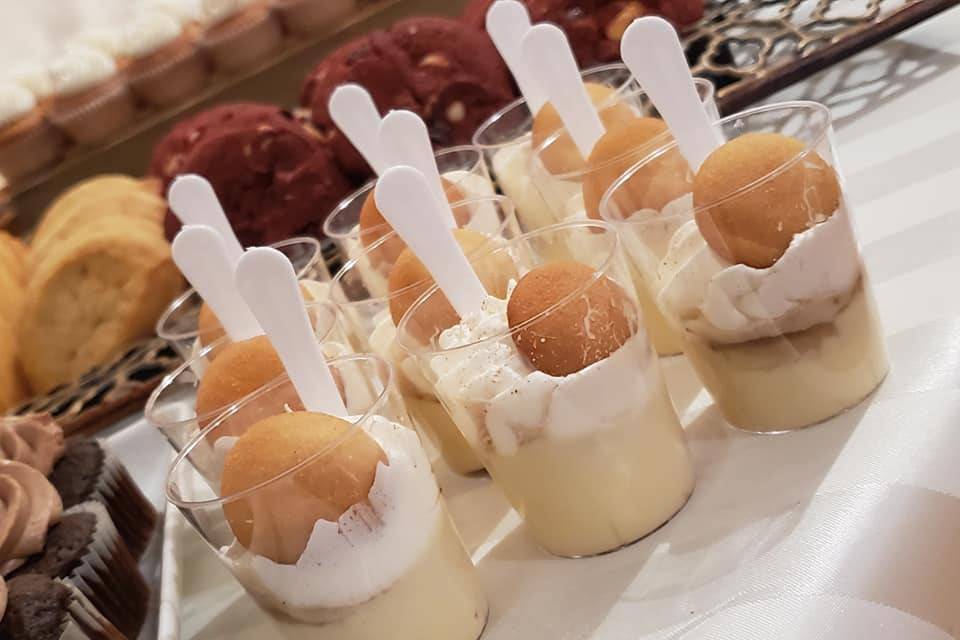 Banana pudding parfaits