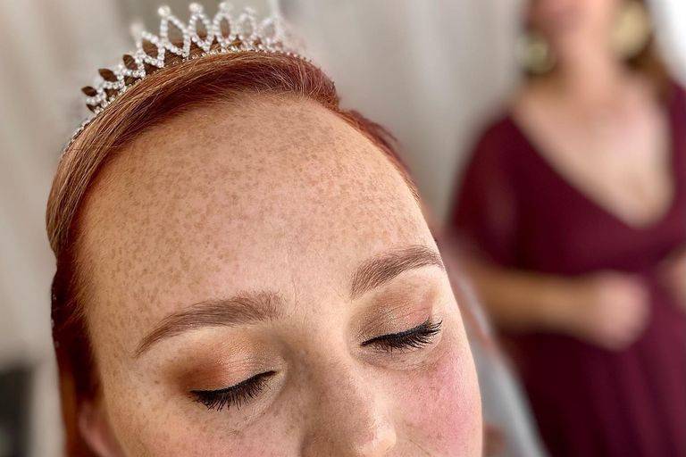 Princess wedding makeup