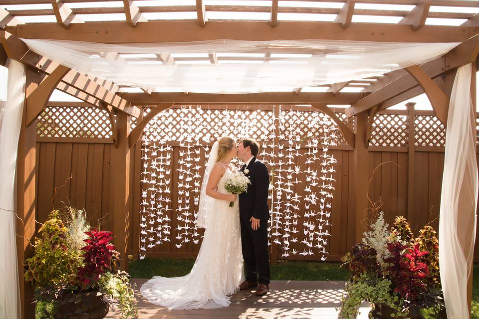 Courtyard gazebo