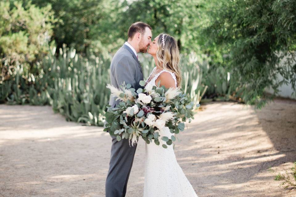 Couple kissing