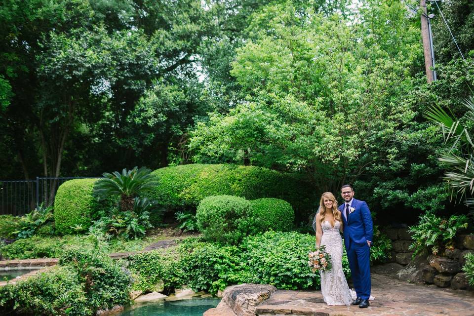 Couple in the garden