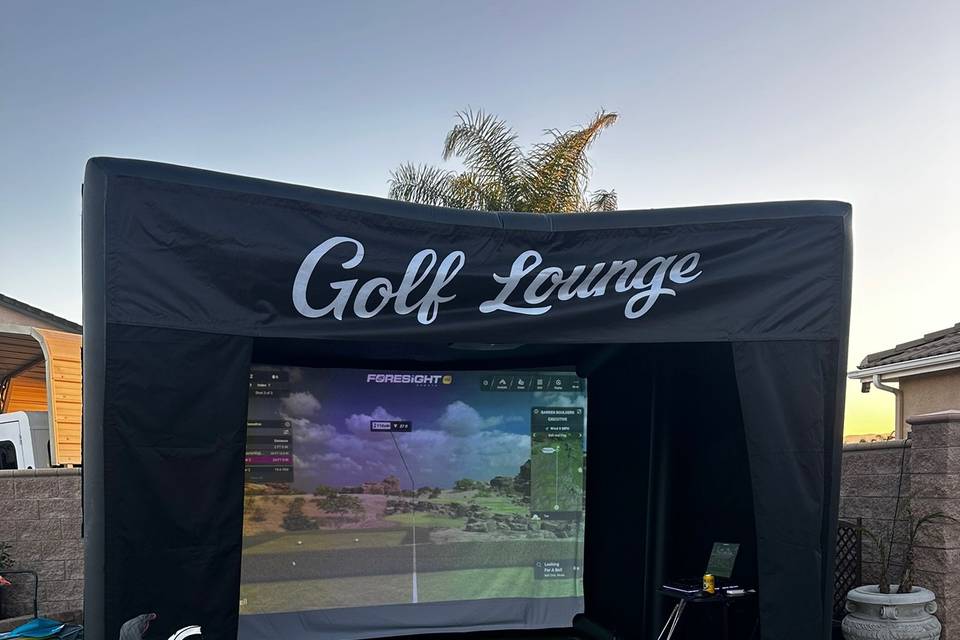 Golf Lounge Set Up