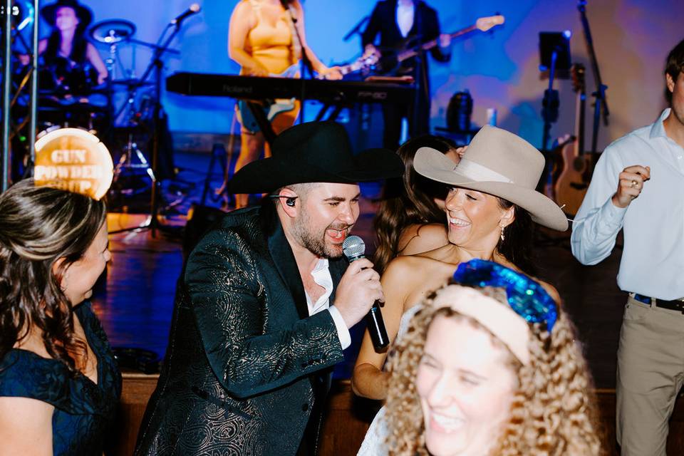 Paul with bride on dance floor