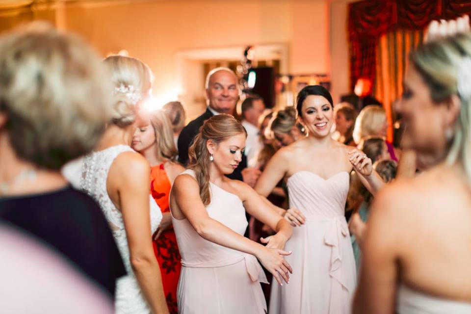 Bride with her bridesmaid