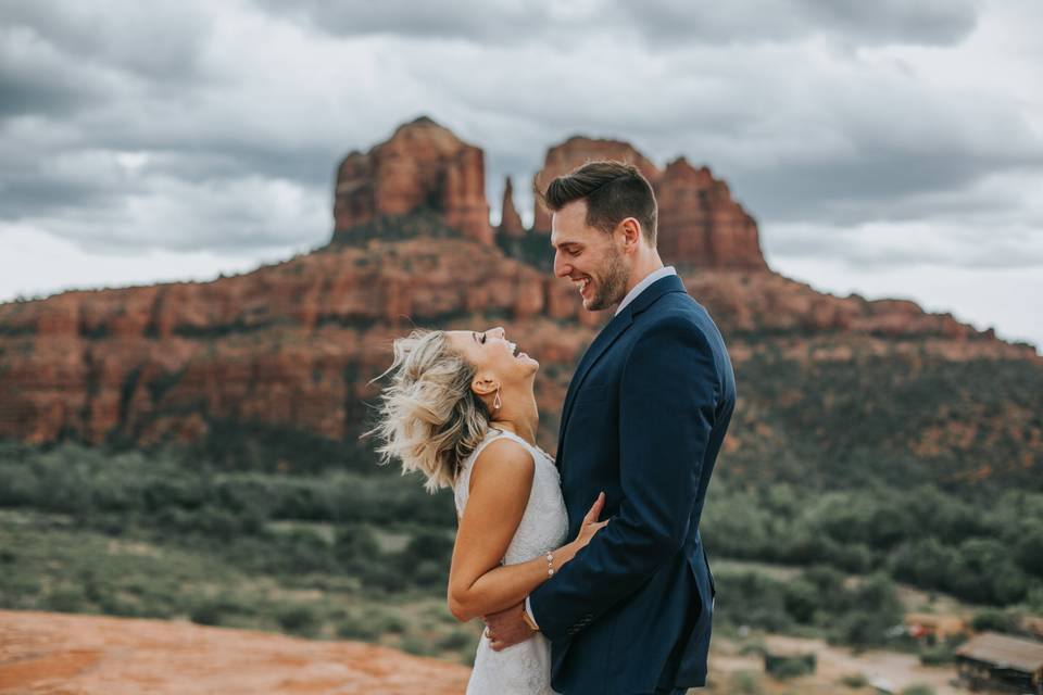 Secret slick rock wedding