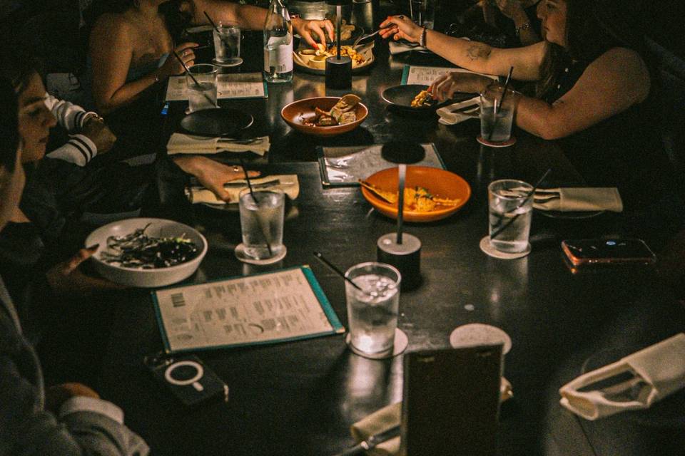 Social Dining Setup