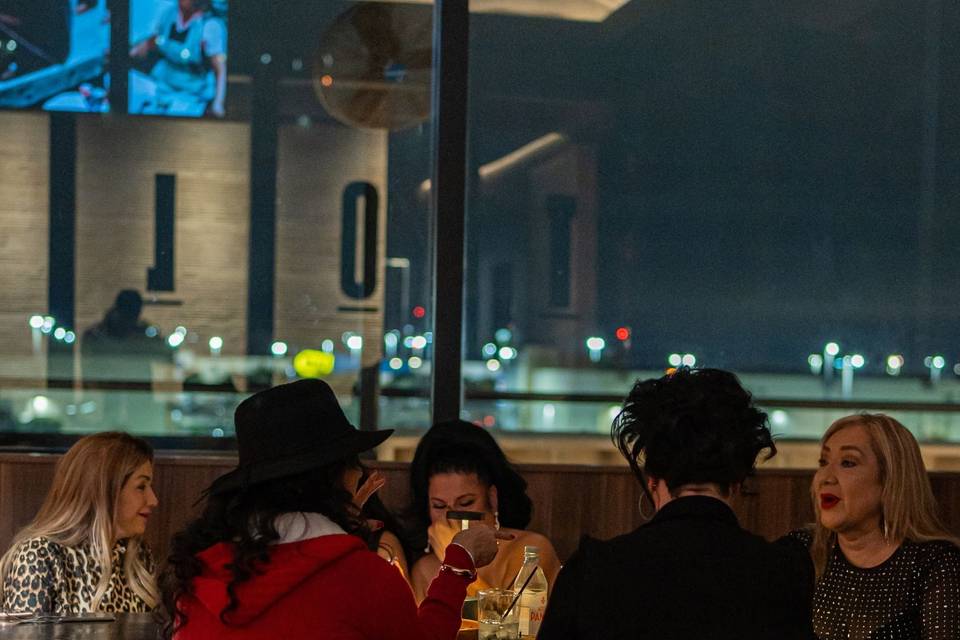 Guests Enjoying Cocktails