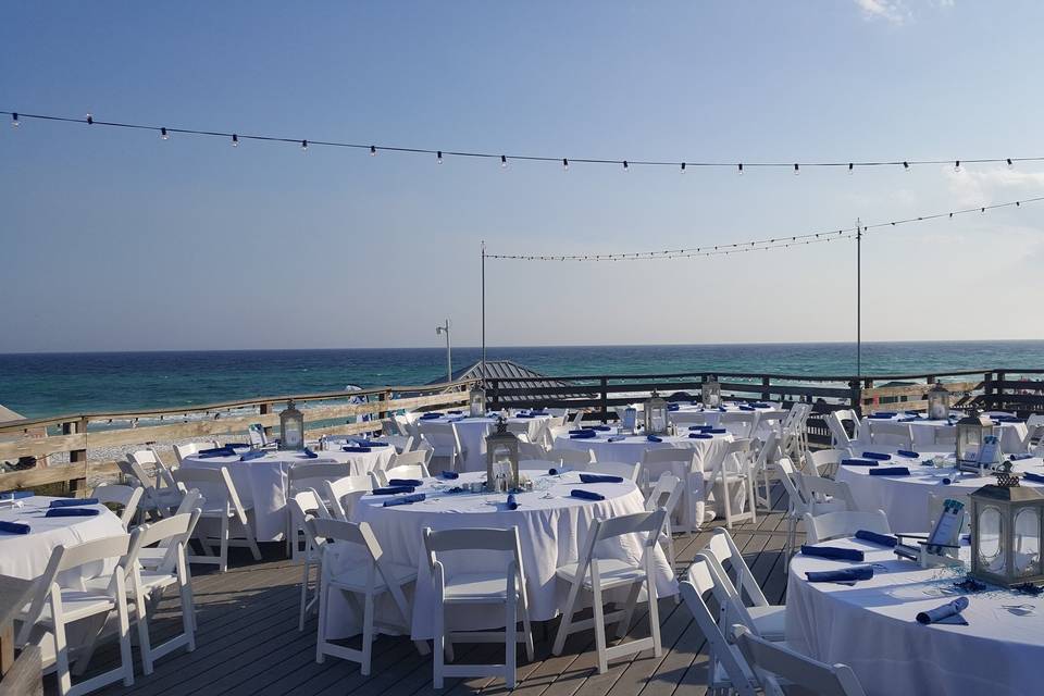 Beach reception