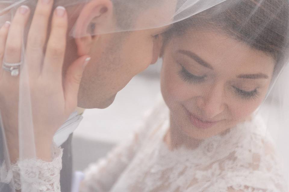 Lovely veil Brass Key Photography