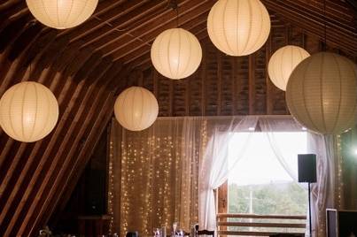 Soaring barn ceiling