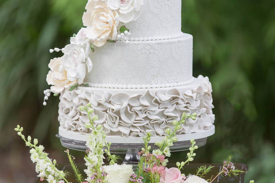 Fondant Wedding Cake