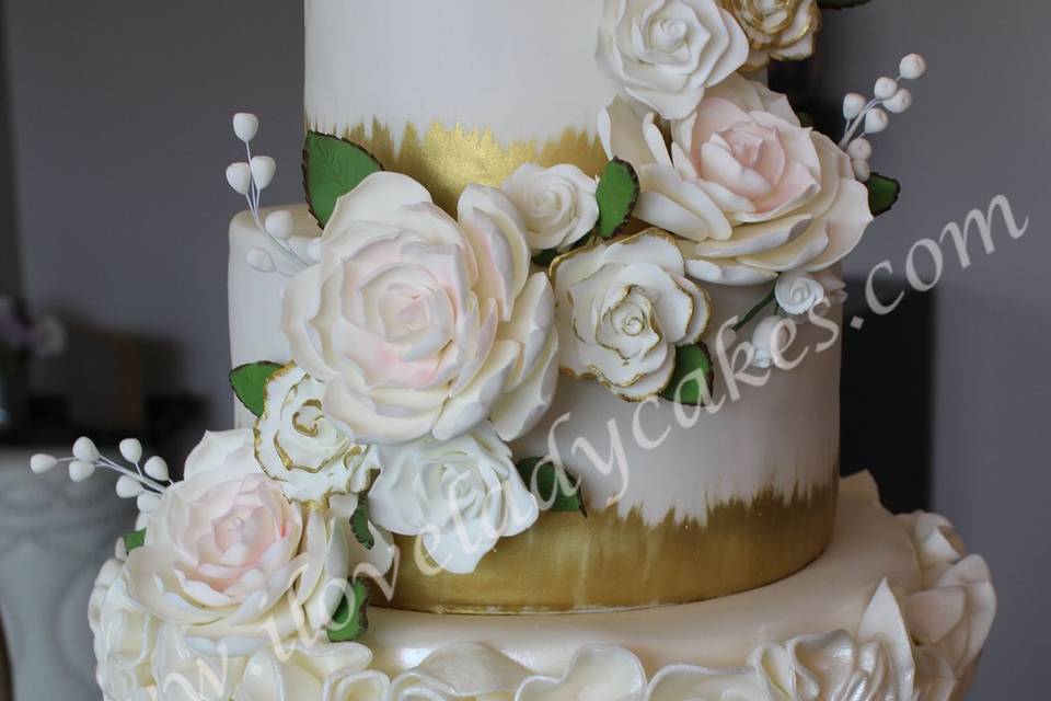 Fondant Wedding Cake