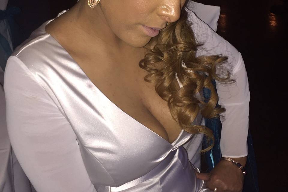 Blushing bride