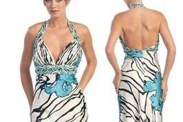 Very untraditional, this trendy fun animal print will spice up any wedding!