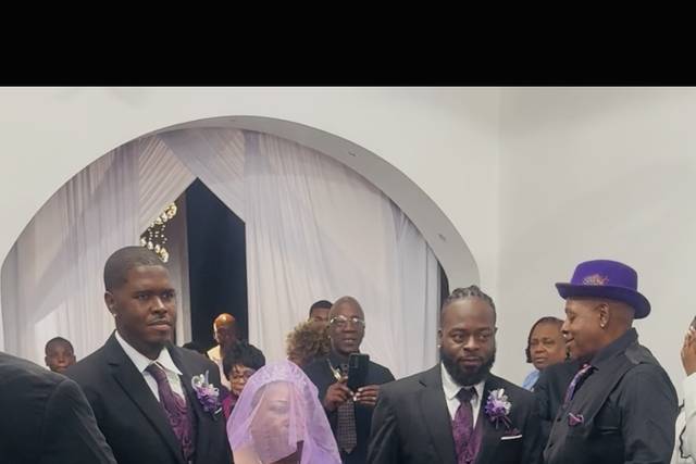 Here comes the bride!