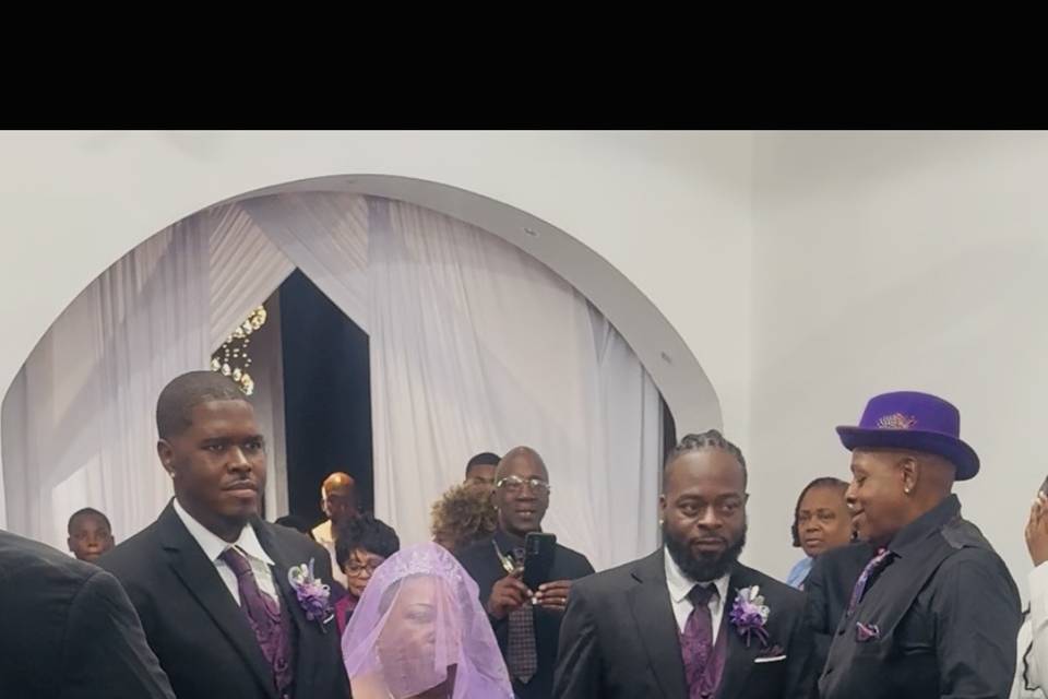 Here comes the bride!