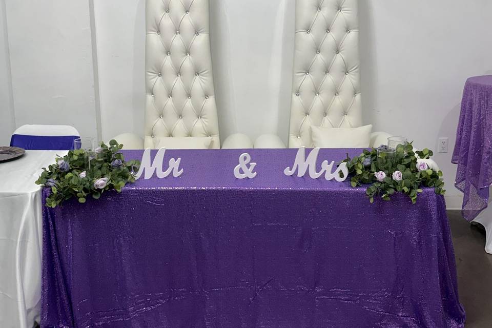 The Head Table.