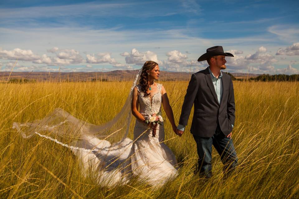 Bride + Groom LBR Fields