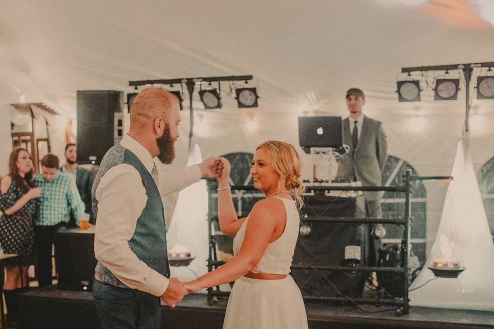 Couple dancing