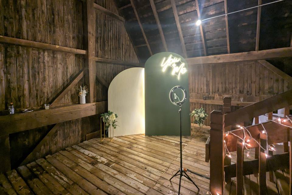 Loft 1 with views to 2nd
