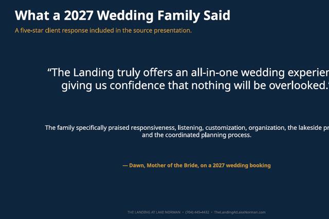 5 Stars Booked Bride