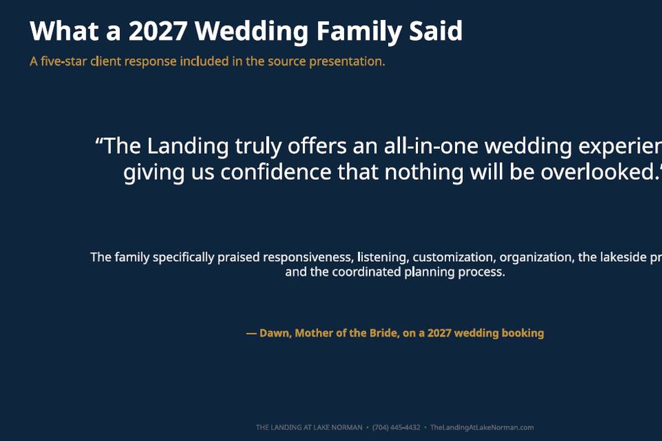 5 Stars Booked Bride