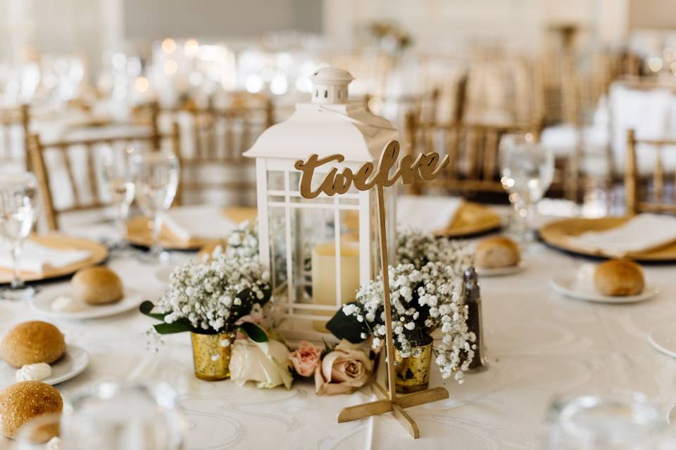 Lantern centerpiece