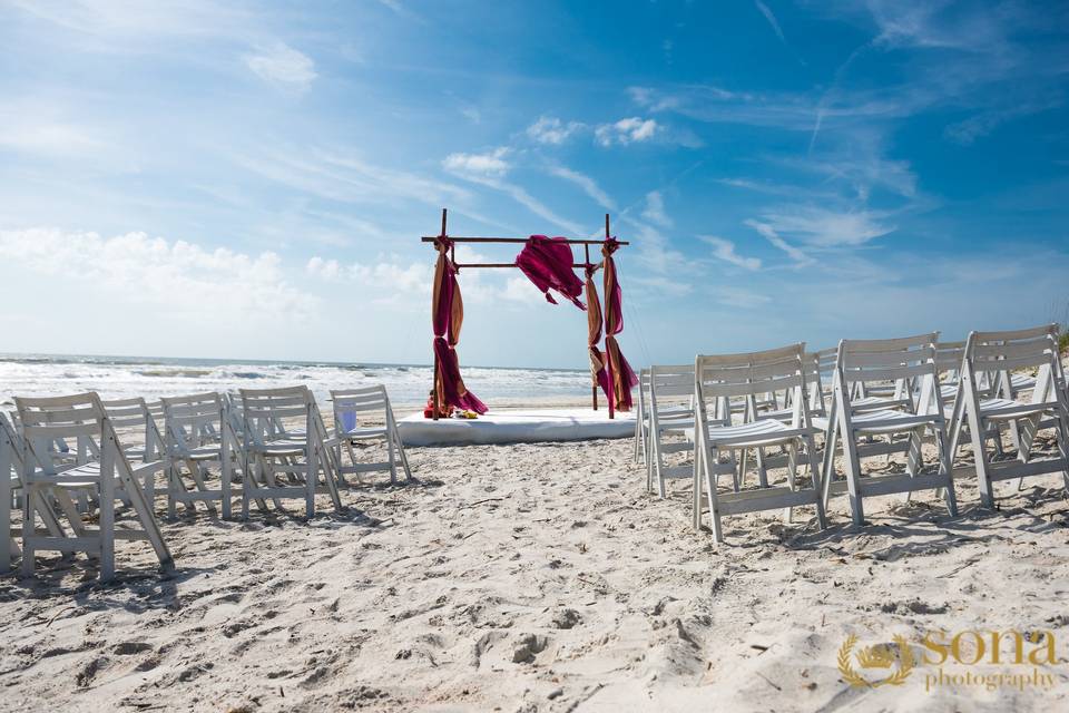 Ceremony set-up