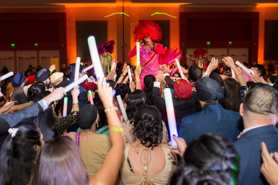 Reception dance floor