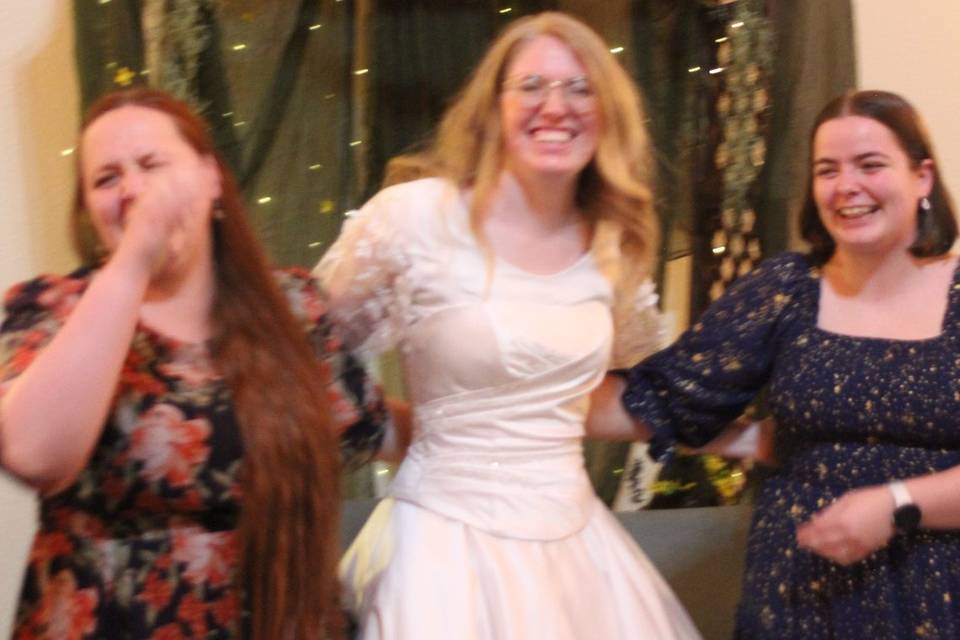 Bride and Bridesmaids