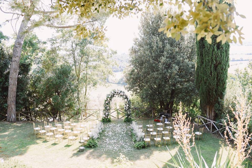 Al fresco Wedding