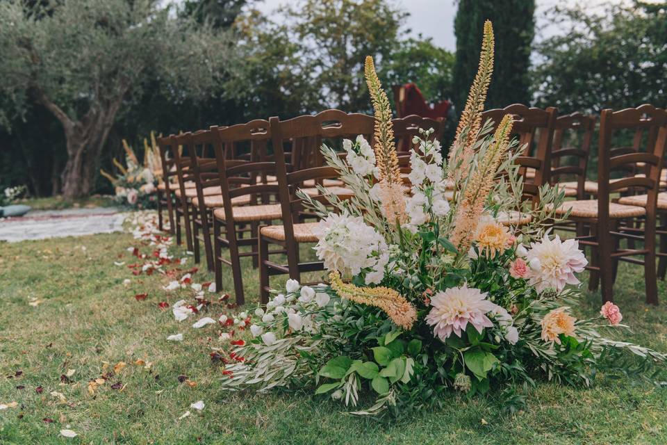 Cerremony setting