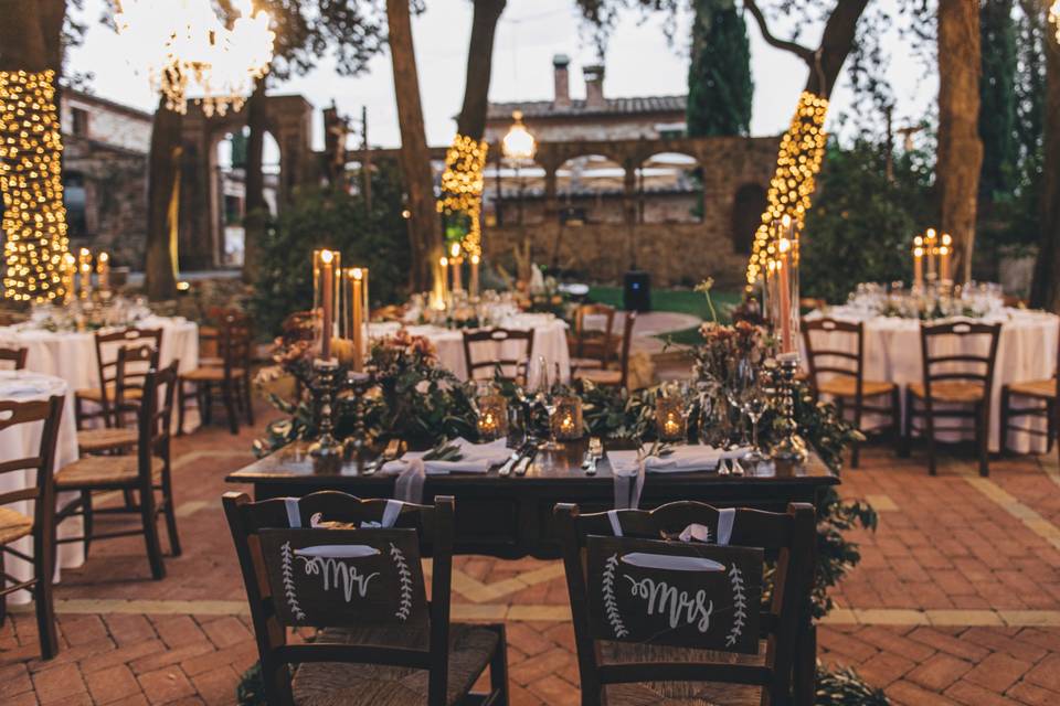 Al fresco Wedding