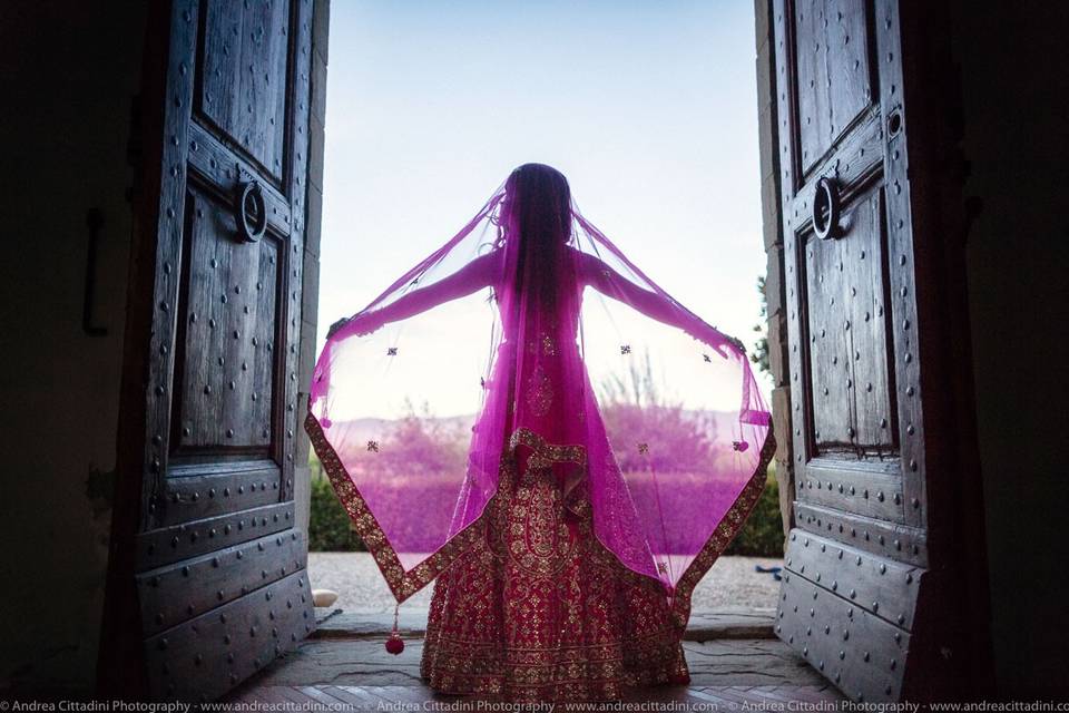 Indian wedding in Tuscany