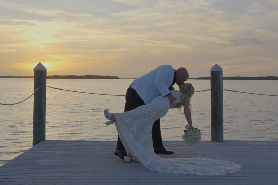 Dip on dock