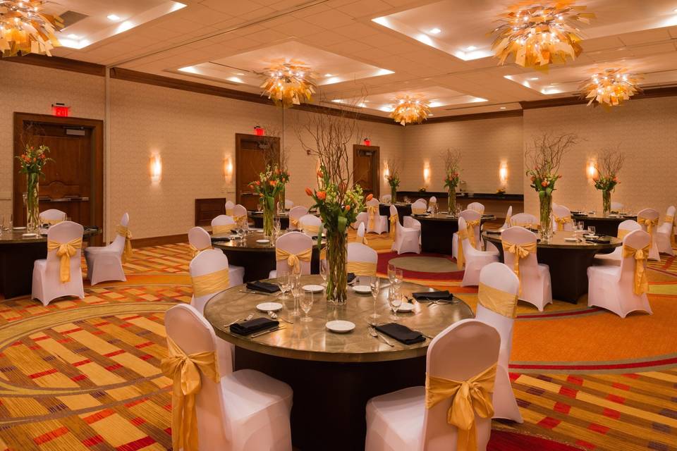 Reception area at the Marriott Memphis East