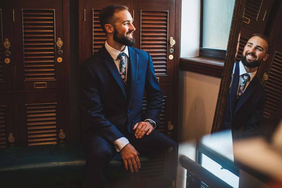 Groom Before Ceremony