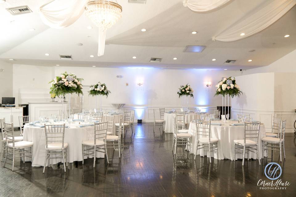 Lovely Tall Centerpieces