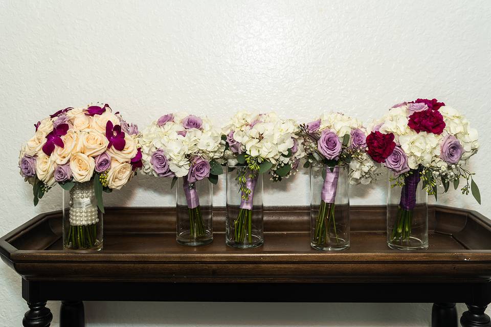 Flowers in Bridal Suite