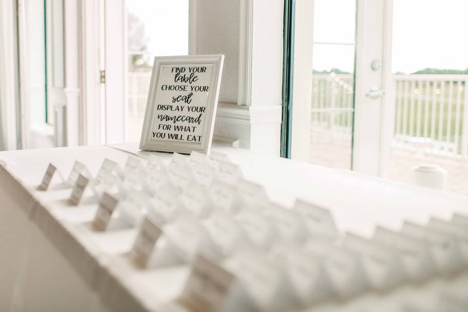 Place Card Table