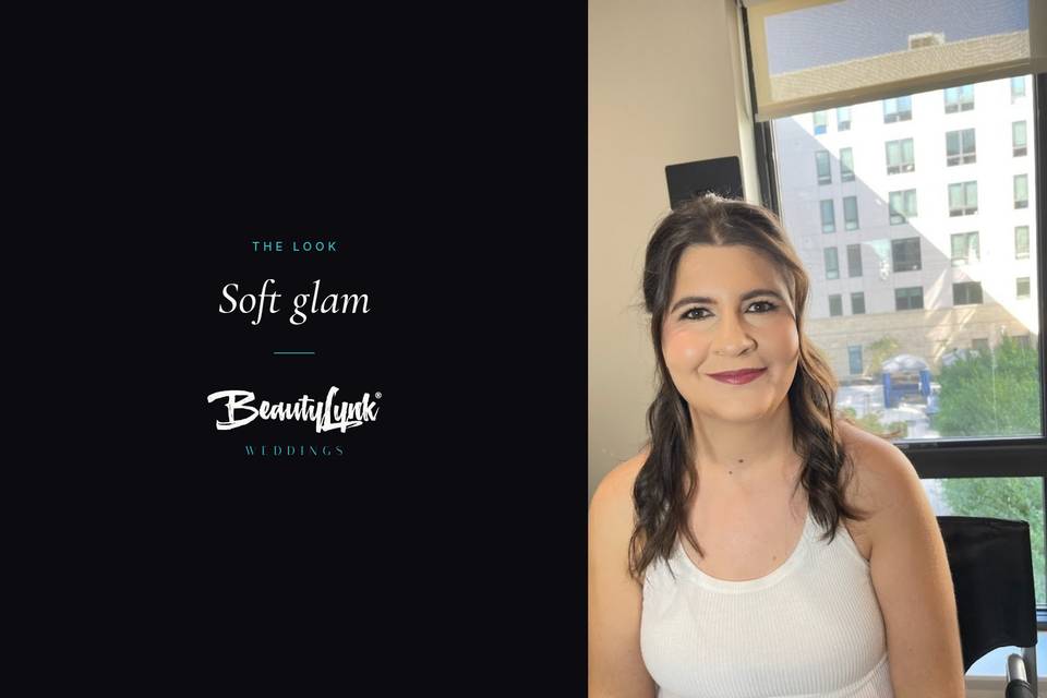 Soft glam makeup