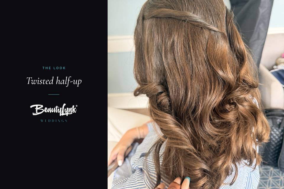 Twisted half-up