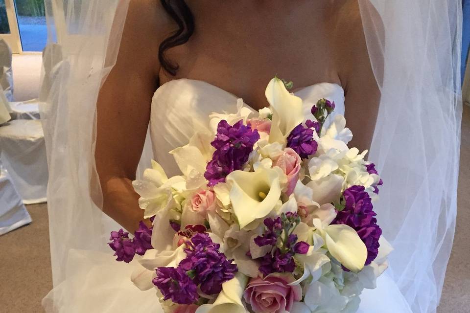 Cascading Bridal Bouquet