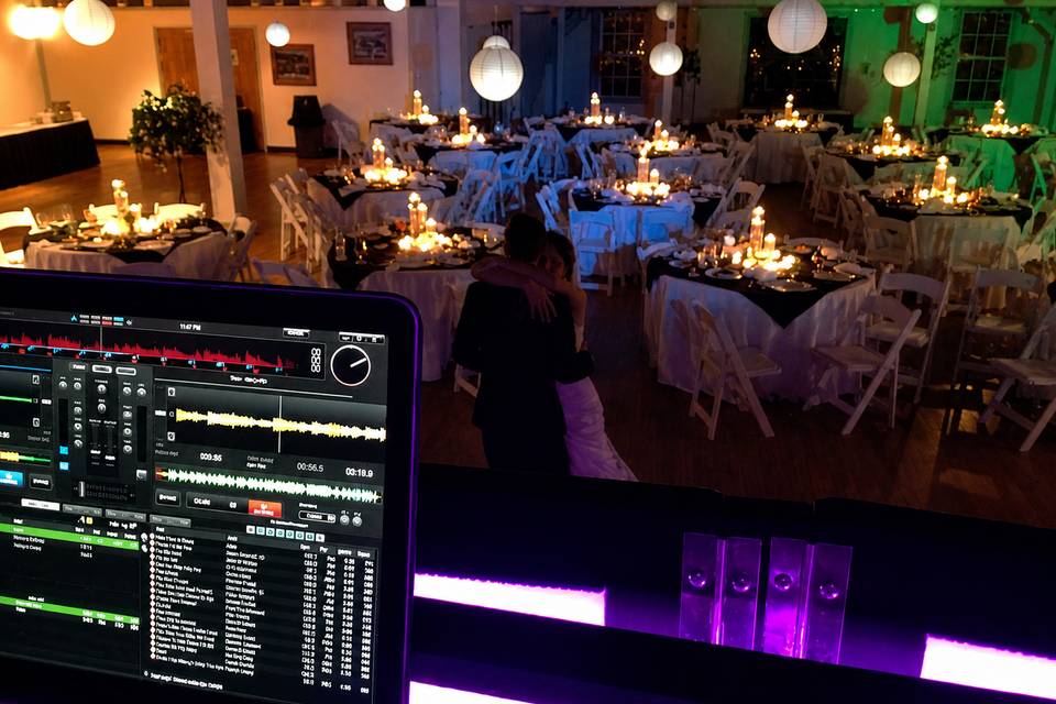 Behind the DJ Booth